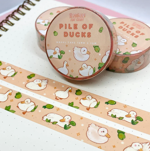 ruban washi canard pile of ducks bubblesartcraft 46599244