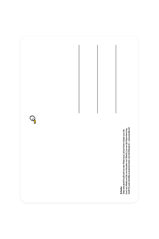 Carte postale avec Eyeglass Leader