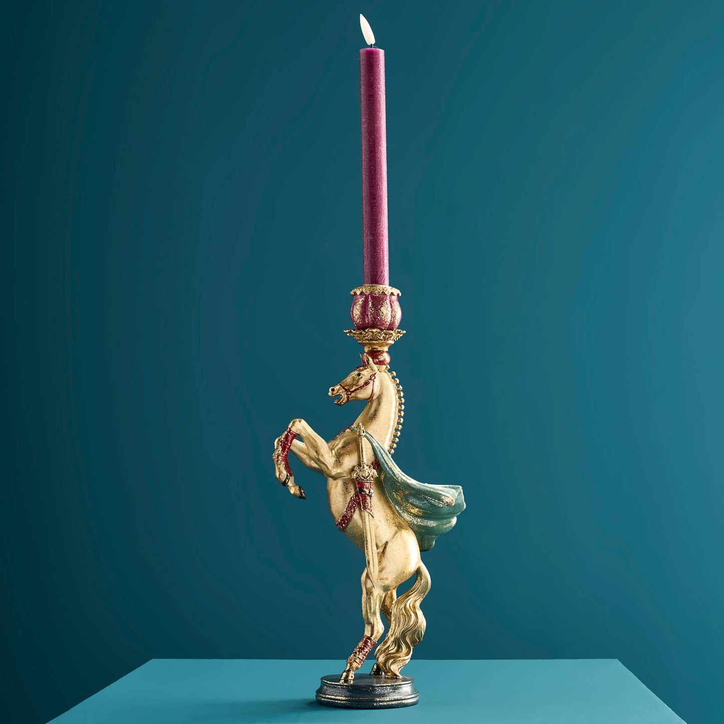 Chandelier Cheval de Cirque, Or, 17,5 x 9,5 x 36,5 cm