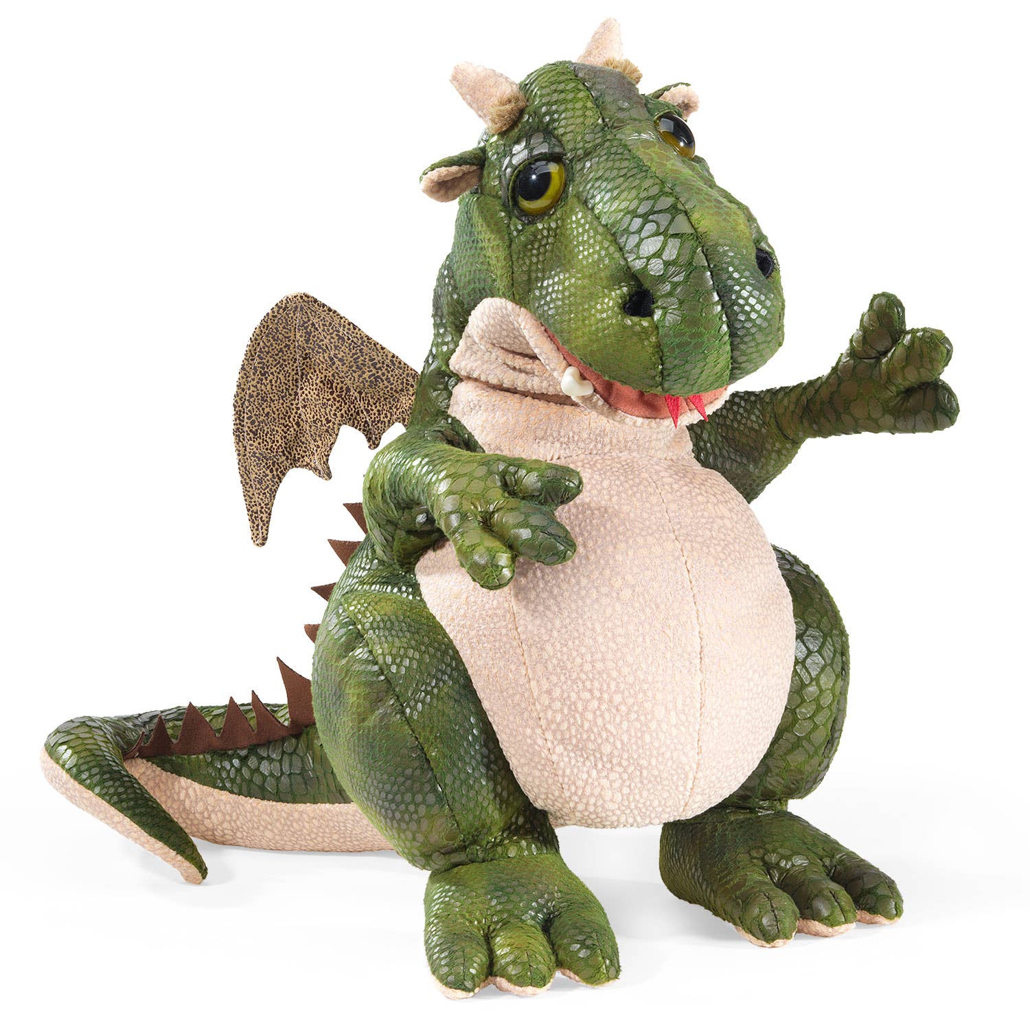 Marionnette à main Friendly Dragon 3211/ Friendly Dragon Folkmanis réaliste