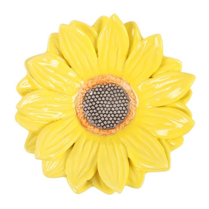 Plat à bibelots tournesol
