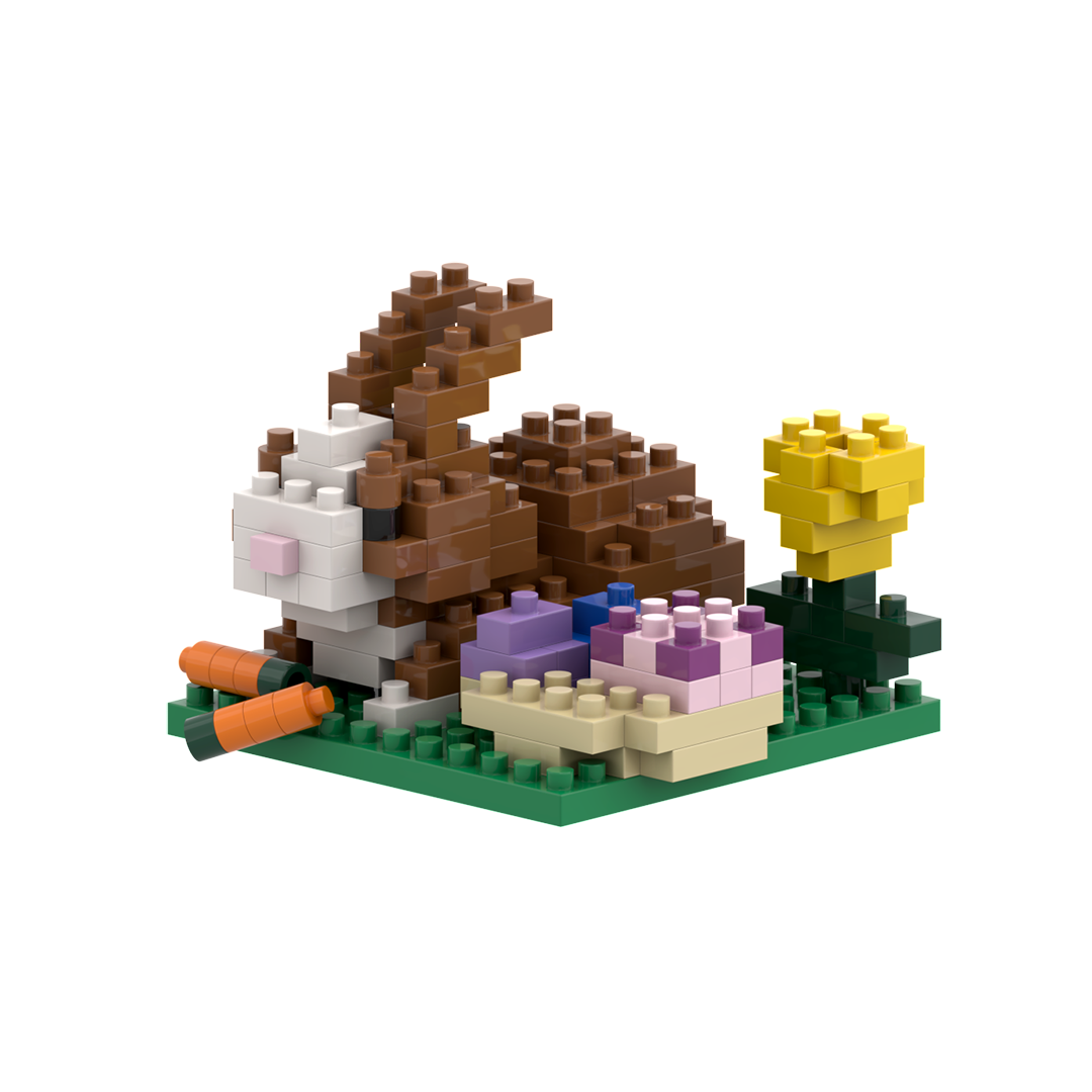 Carte postale BRIXIES Lapin de Pâques