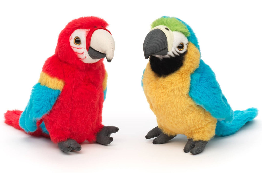 Peluche Perroquet Ara - Rouge Uni Toys