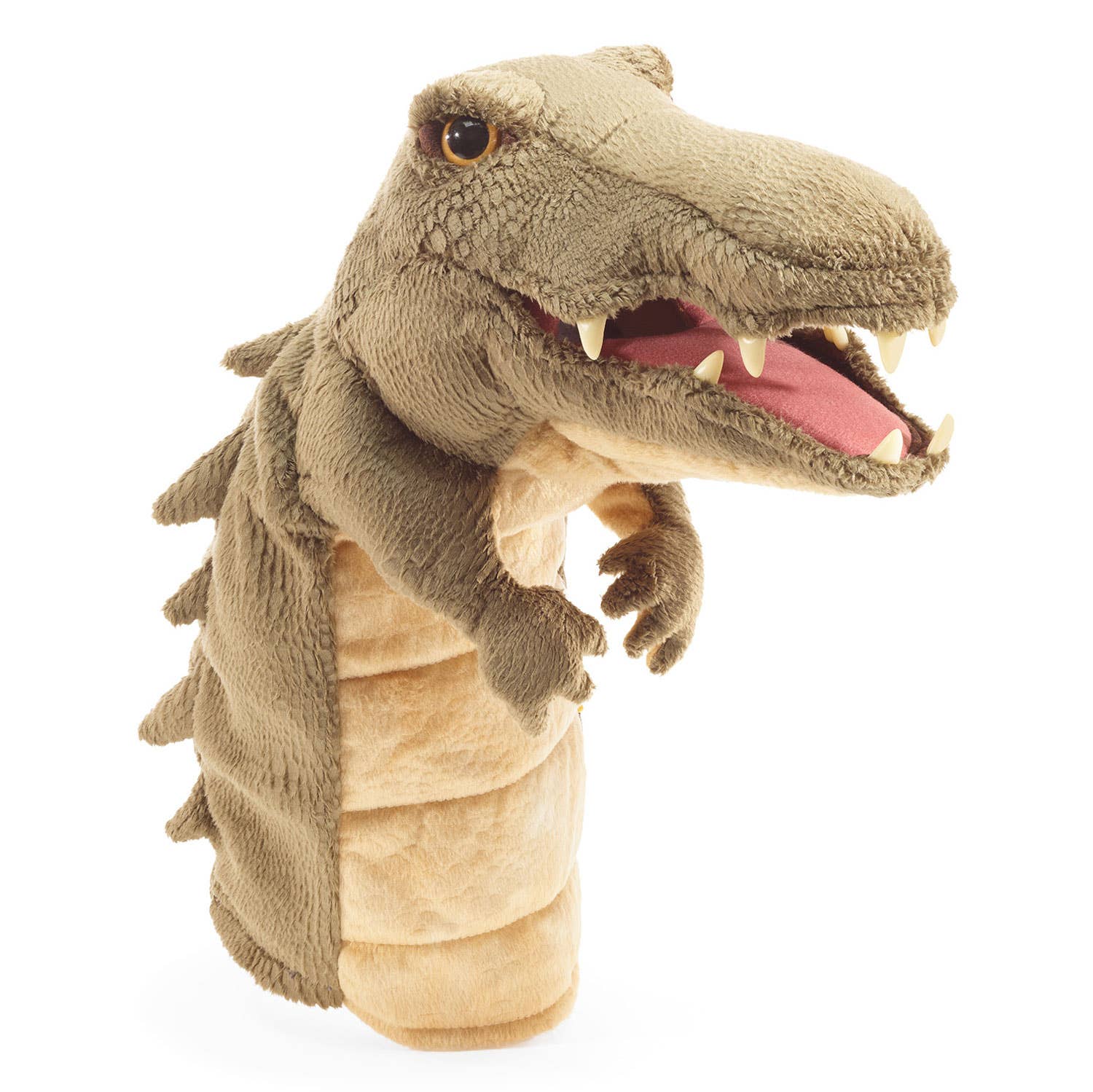 Marionnette à main Marionnette Crocodile Stage 3233, marionnette à main Folkmanis pour théâtre de marionnettes Folkmanis réaliste