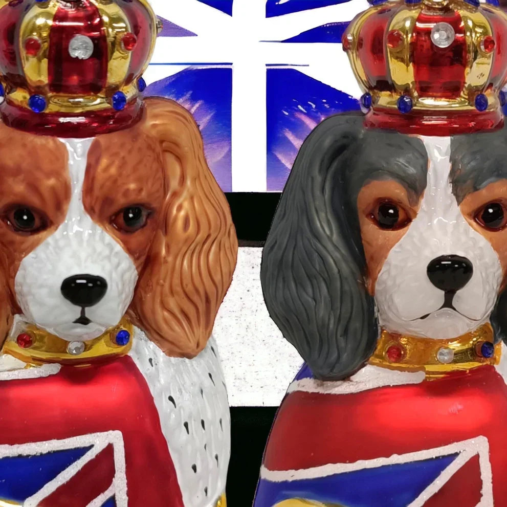 Boule de Noël God Save the King Charles Blenheim – vue produit 4