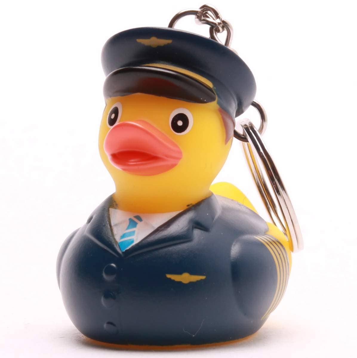 porte cles canards de bain pilote canards en caoutchouc