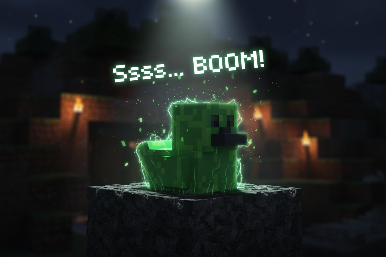 Canard Minecraft: Creeper TUBBZ (Boxed Edition) - vue 14