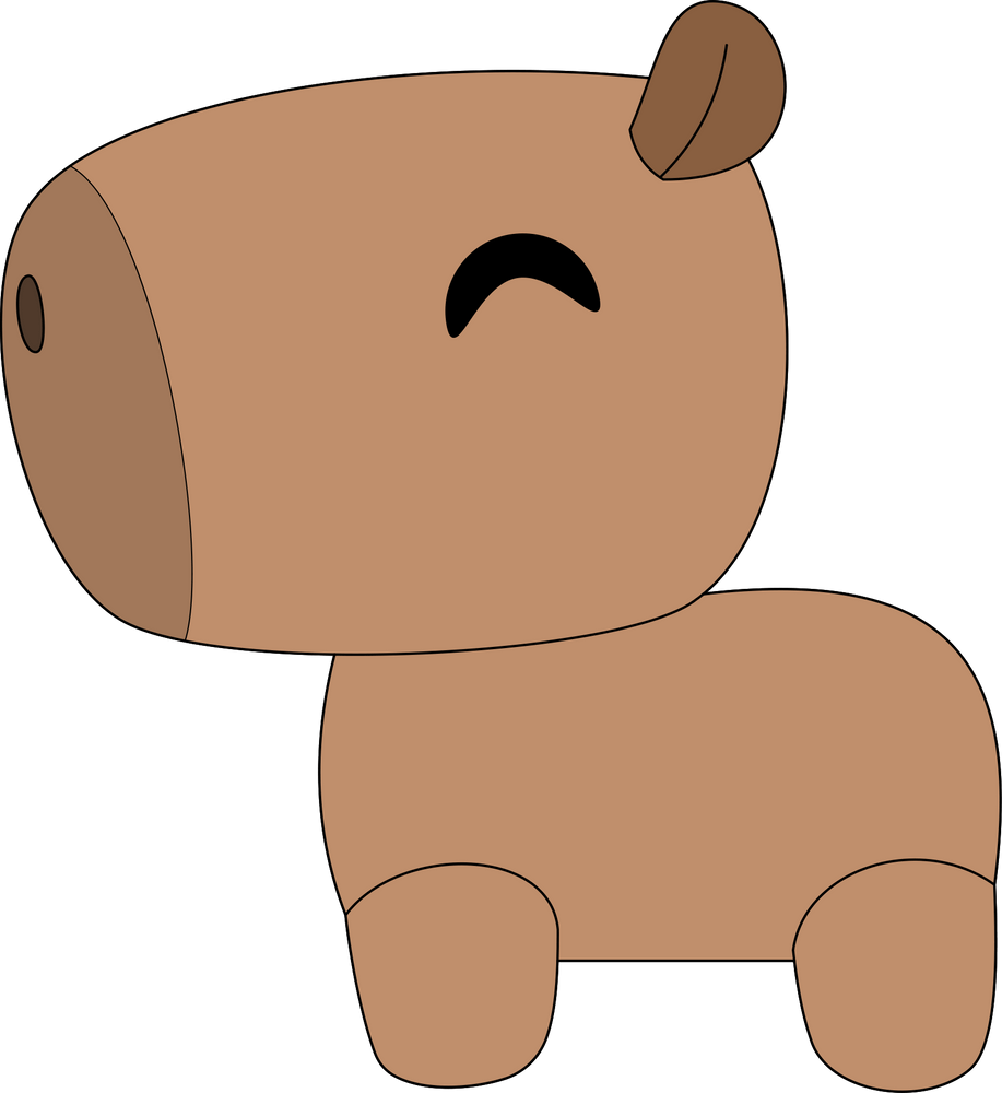 Capybara Plush (9in)