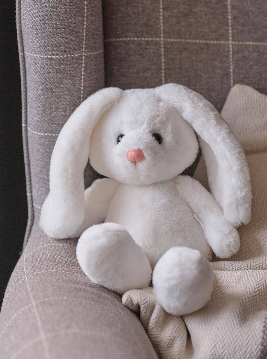 Bear & Me Bramble the Blossom White Rabbit Plush Toy