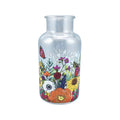 Vase en verre fleurs des champs