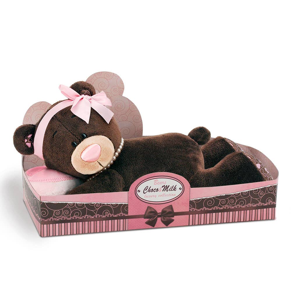 Ours en peluche « Sleeping Milk » - 30 cm - Dès la naissance
