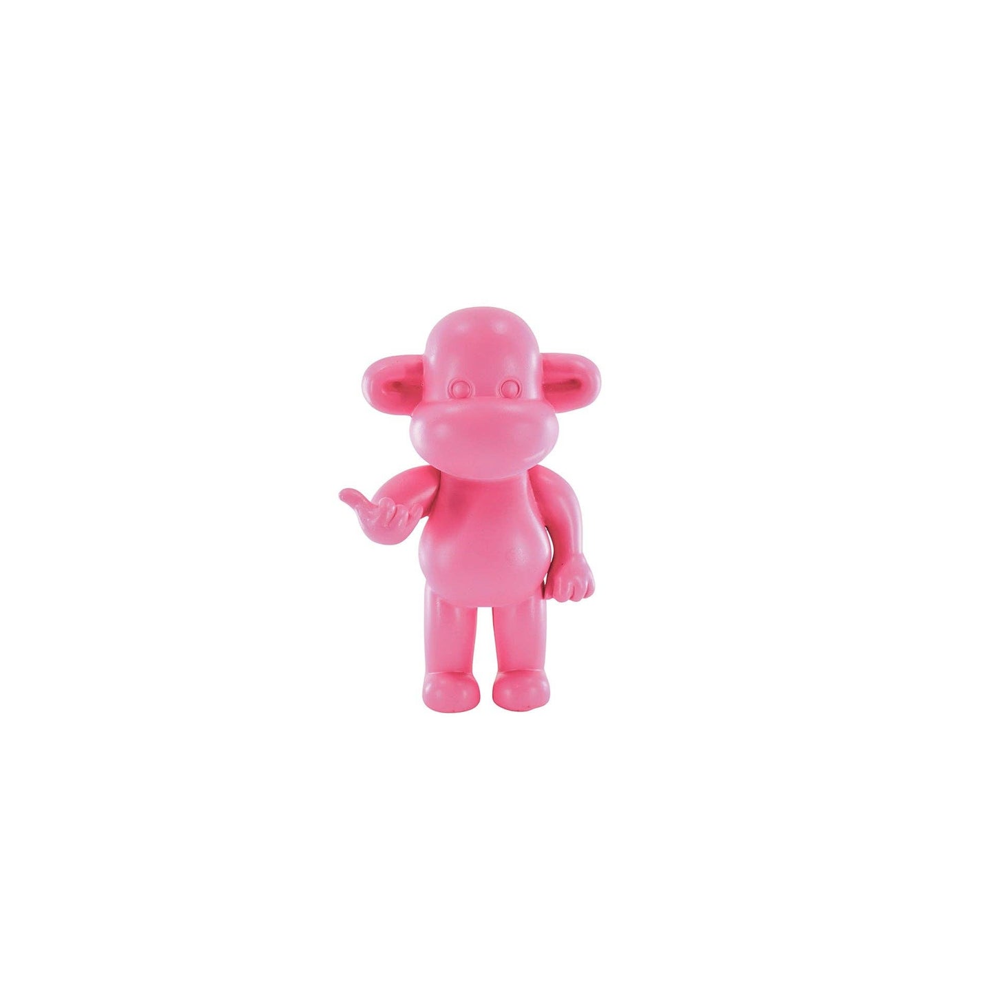 Ornament - Hanging Loose Monkey Figurine 'The Legend' - Polyresin - Pink - 20.5x13.5x35cm