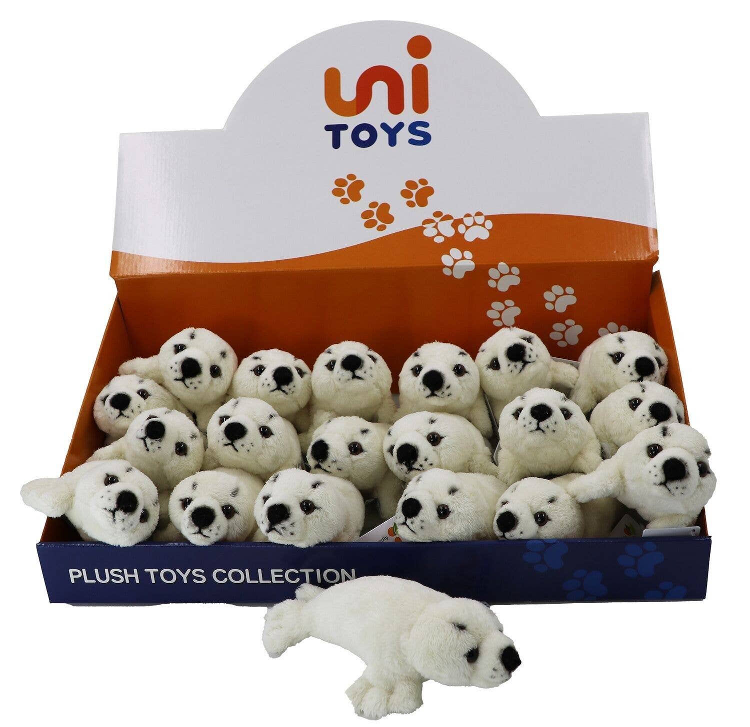 Peluche phoque blanche Uni Toys