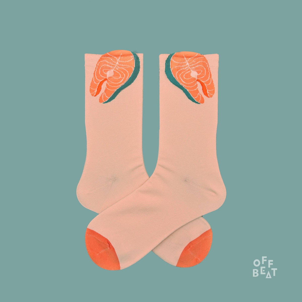 Chaussettes Pop-out Saumon