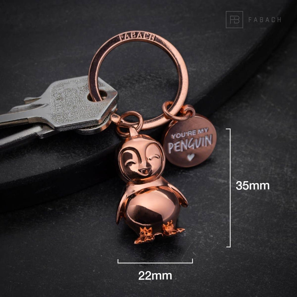 porte cles pingouin tu es mon pingouin fabach 