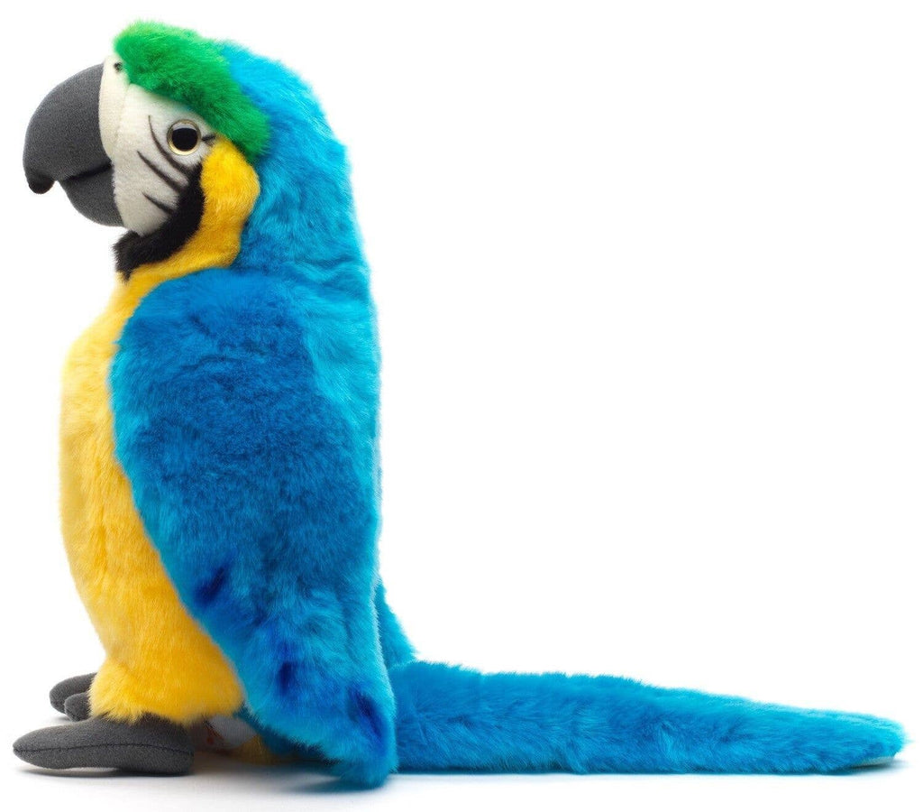 Peluche Perroquet Ara Bleu Uni Toys