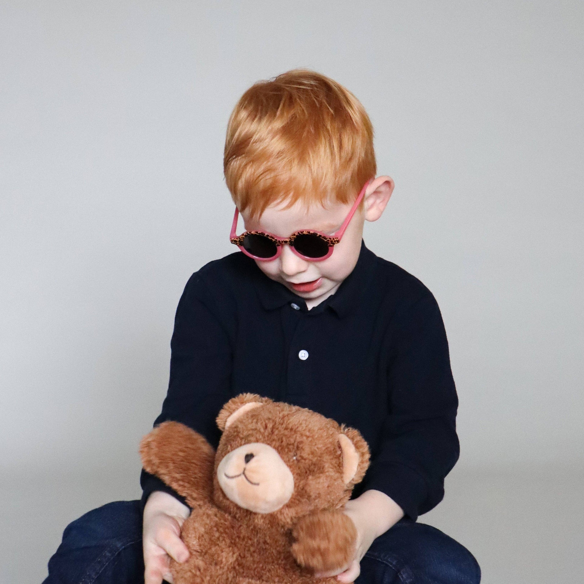 Lunettes de soleil bébé Hop'Pop – Léopard Transparent – CAT 4