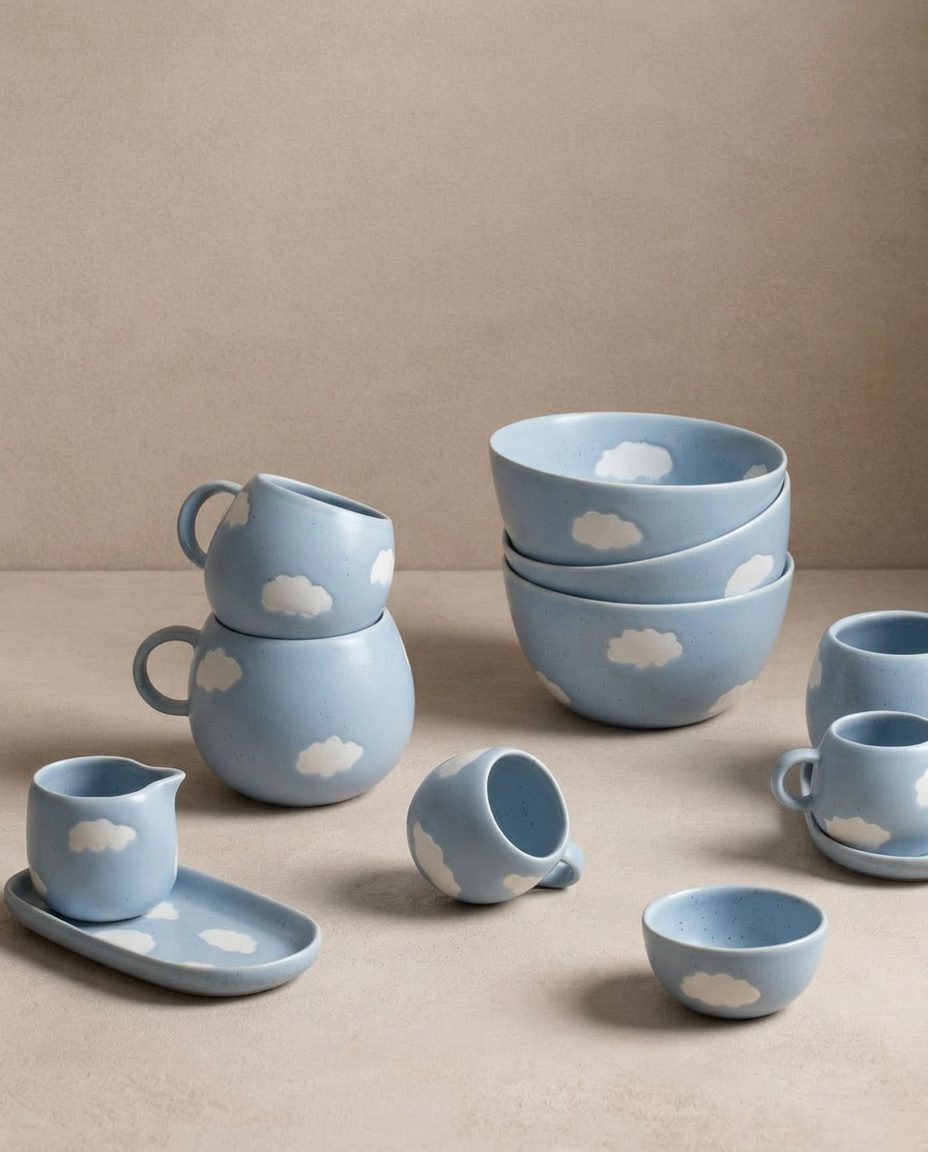Mug Cloud bleu Pet Collection – 250 ml