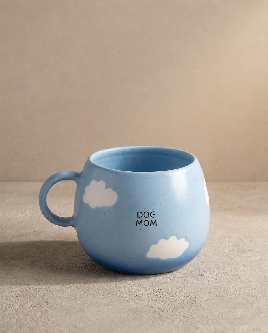 Mug Cloud « Dog Mom » – 500 ml
