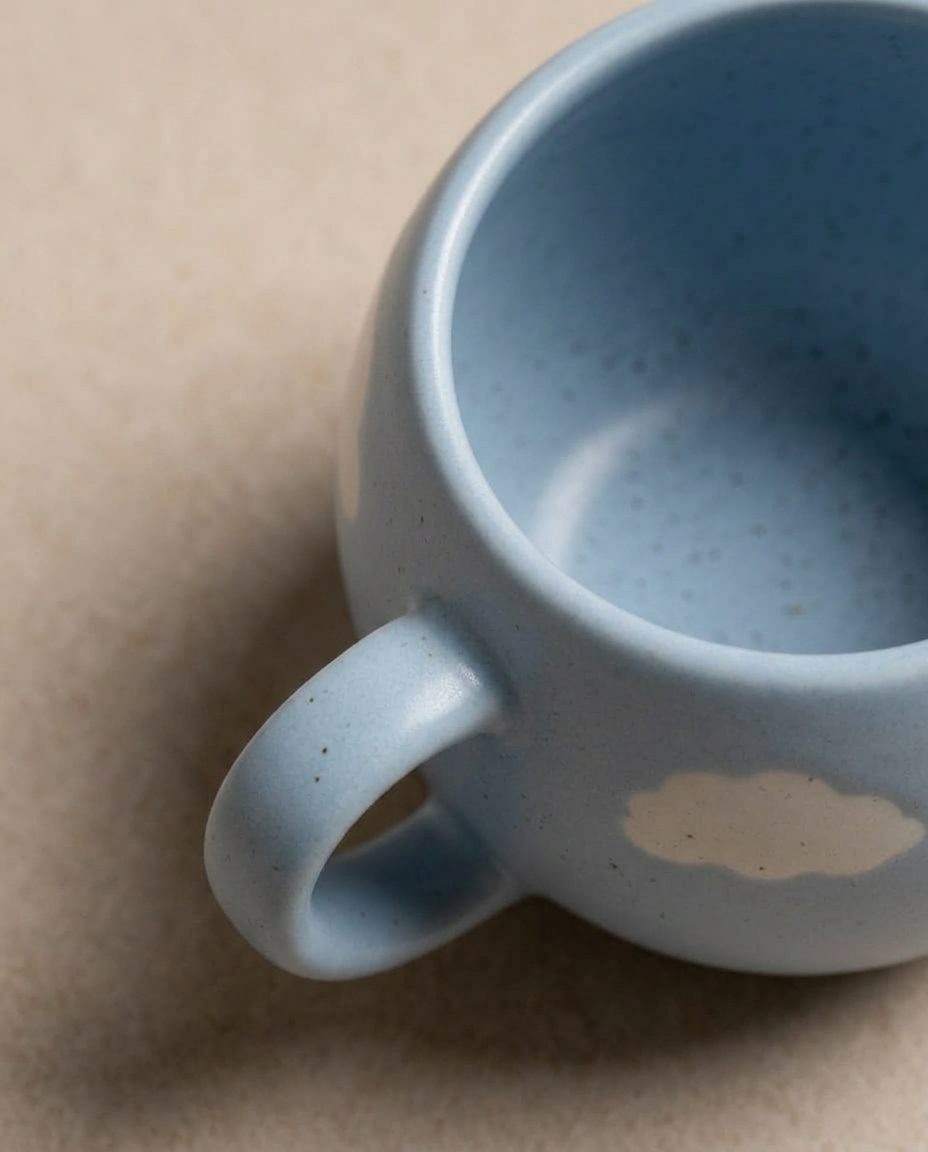 Cloud Mix Sunset Collection Mug 250 ml Chat Maman & Papa Ensemble 2 Pièces