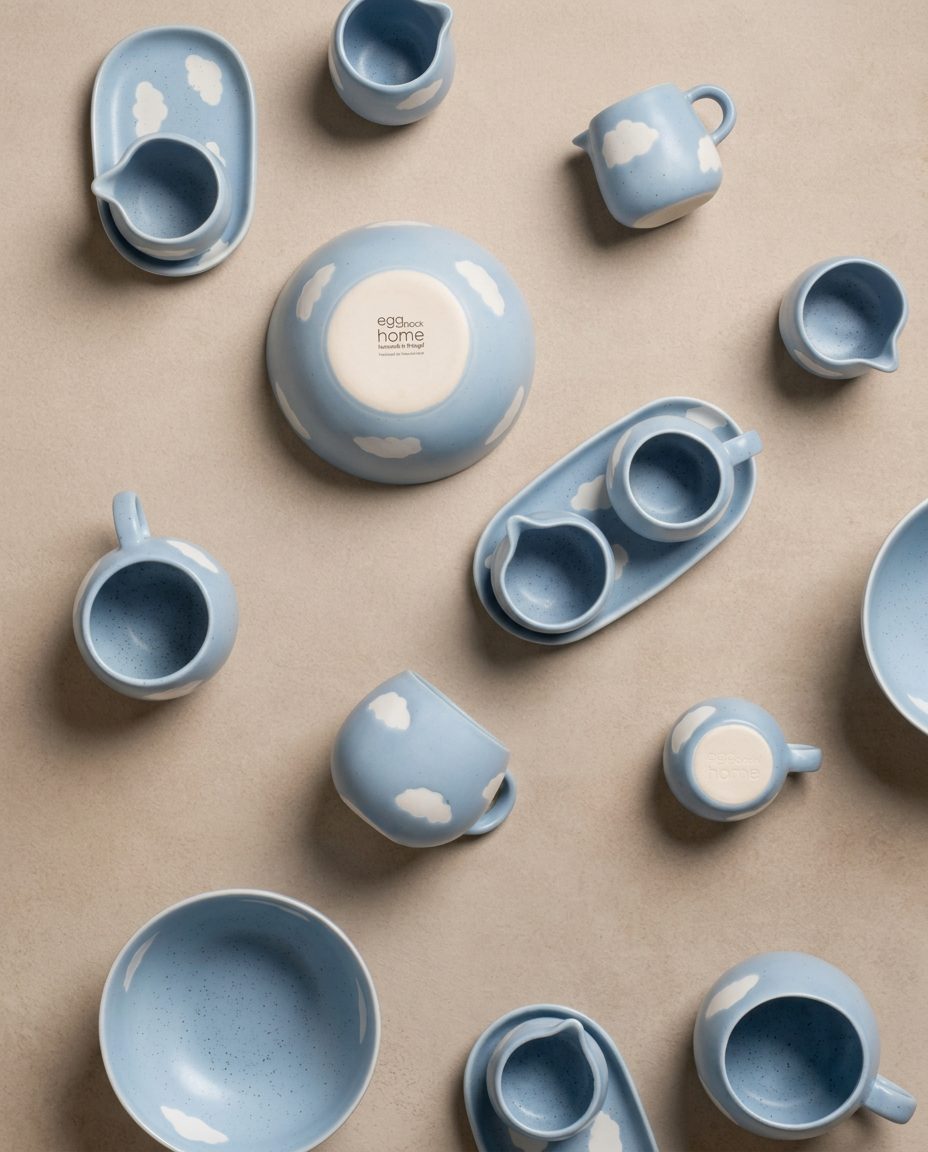 Cloud Mix Sunset Collection Mug 250 ml Chat Maman & Papa Ensemble 2 Pièces