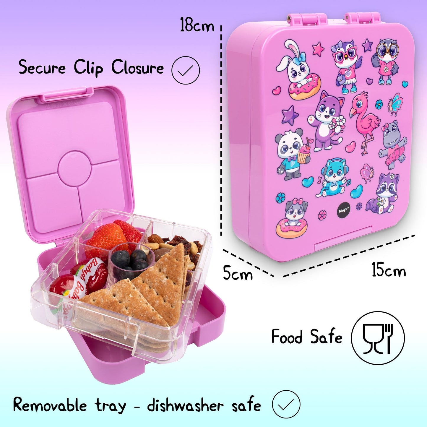 Boîte à repas – Cute Animals