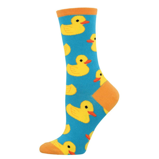 Gelbe Badeenten-Socken
