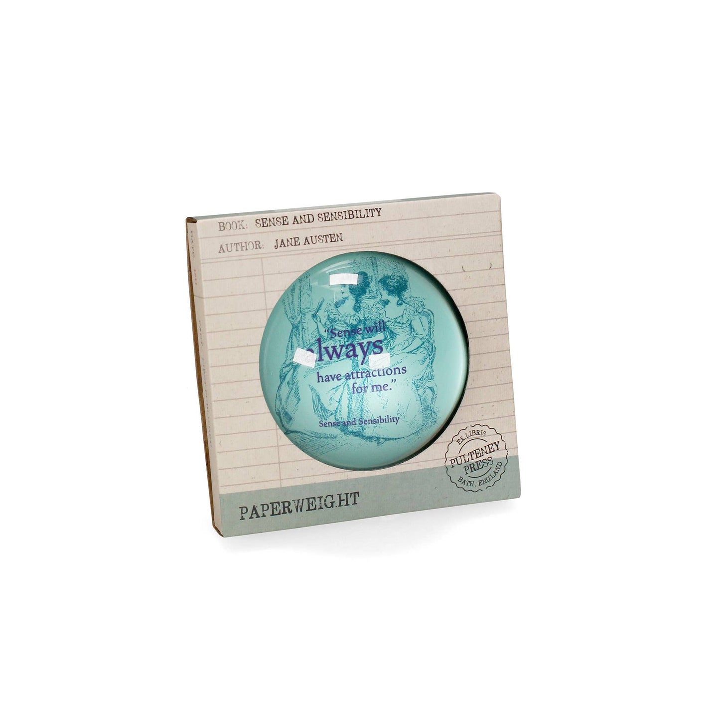 Briefbeschwerer Jane Austen Boxed - 70 mm Pulteney Press