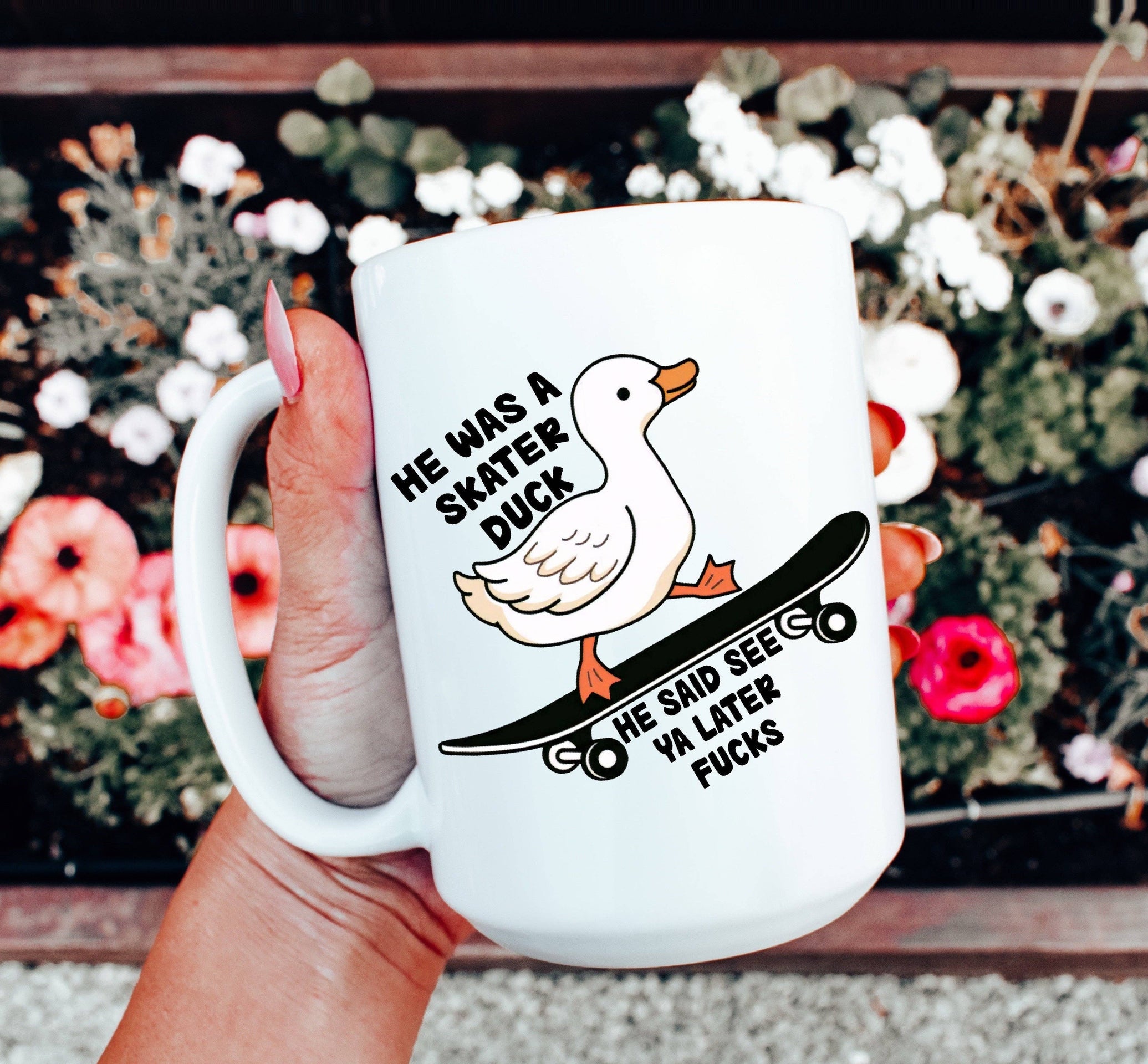 Чаша за пате "Skater Duck"