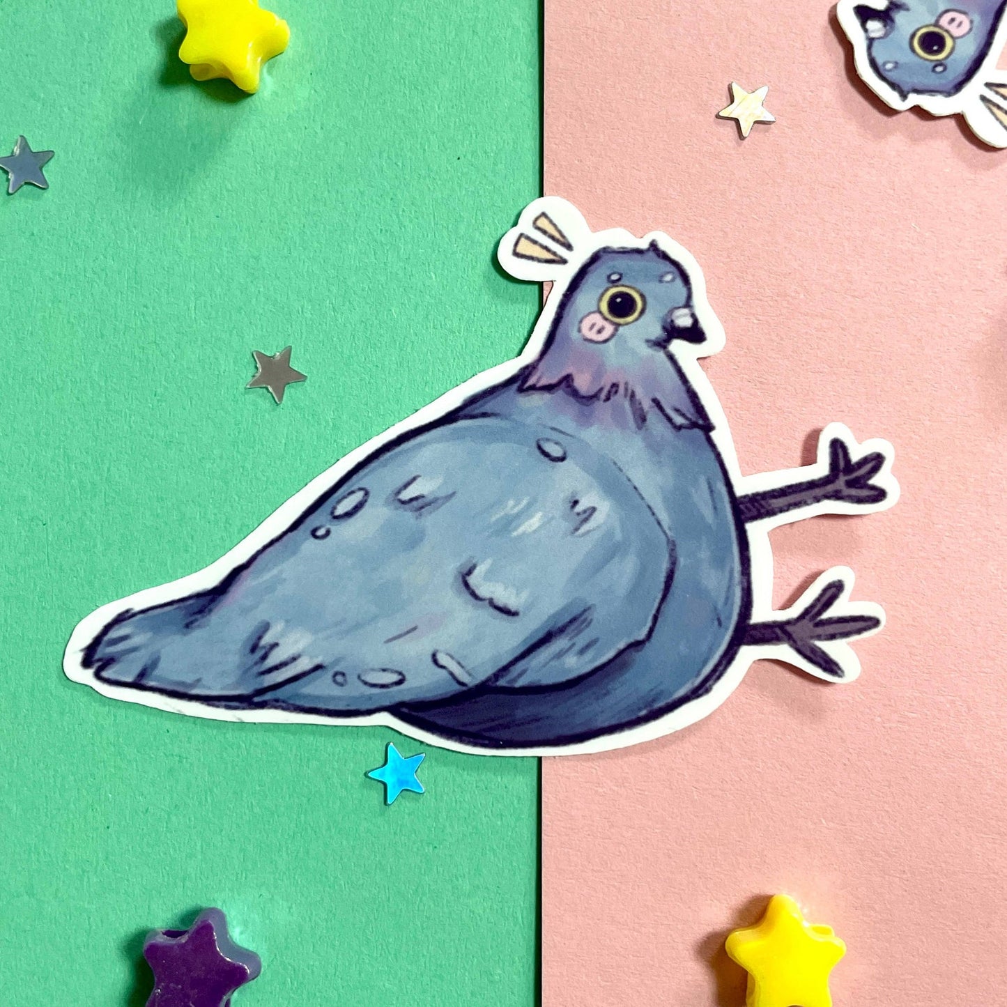 Pakiet naklejek z gołębiami