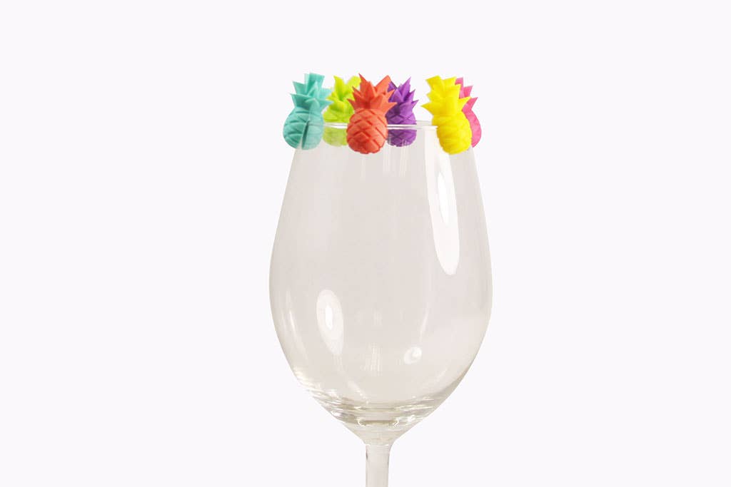 Marque-verres Ananas Colorés MAGS – vue produit 1