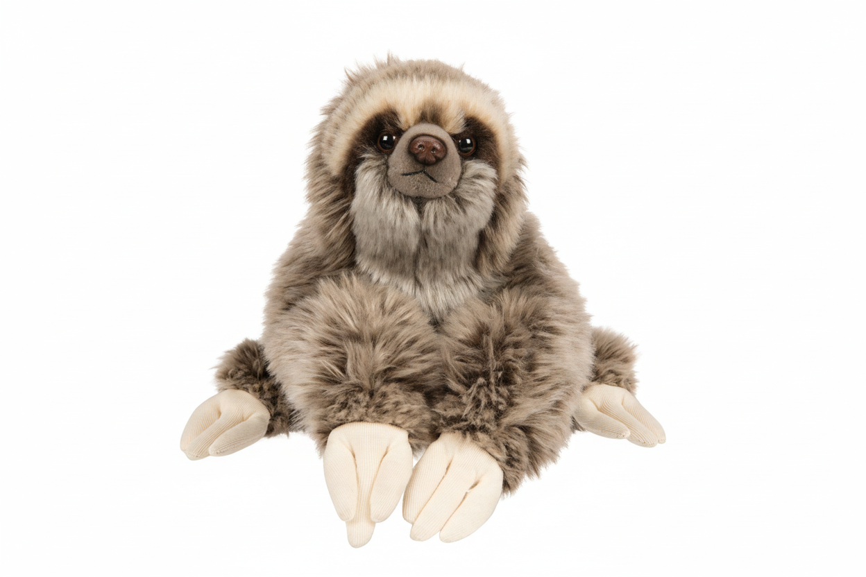 Peluche Paresseux avec velcro Uni Toys