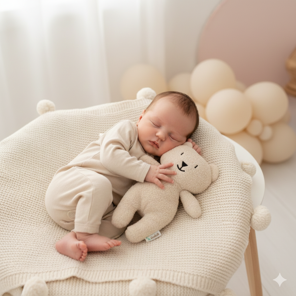 Peluche Ours Teddy - Marron Clair