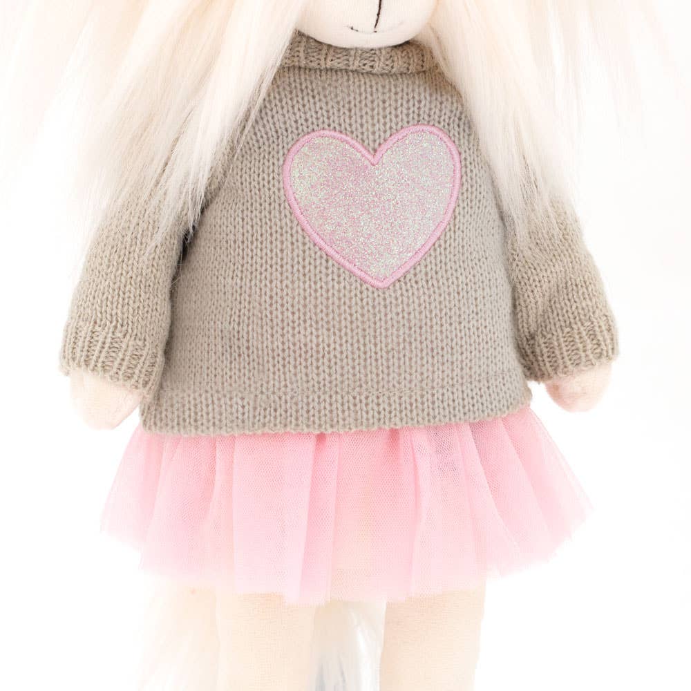 Lucky Mimi Dog Doll: Pink Heart - 38cm