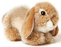 Lapin Bélier, couché (beige) - peluche Uni Toys