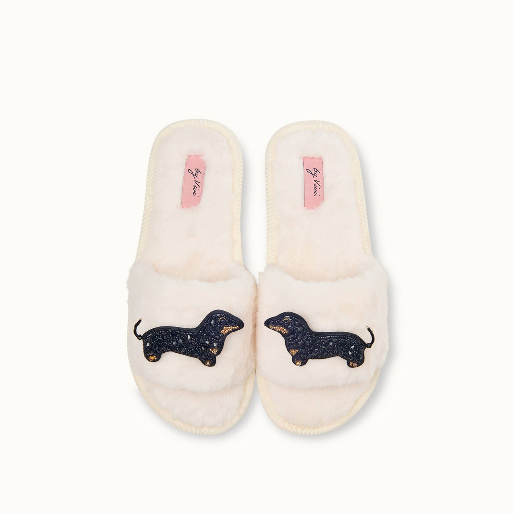 Paire de broches pour Chaussons - Teckel
