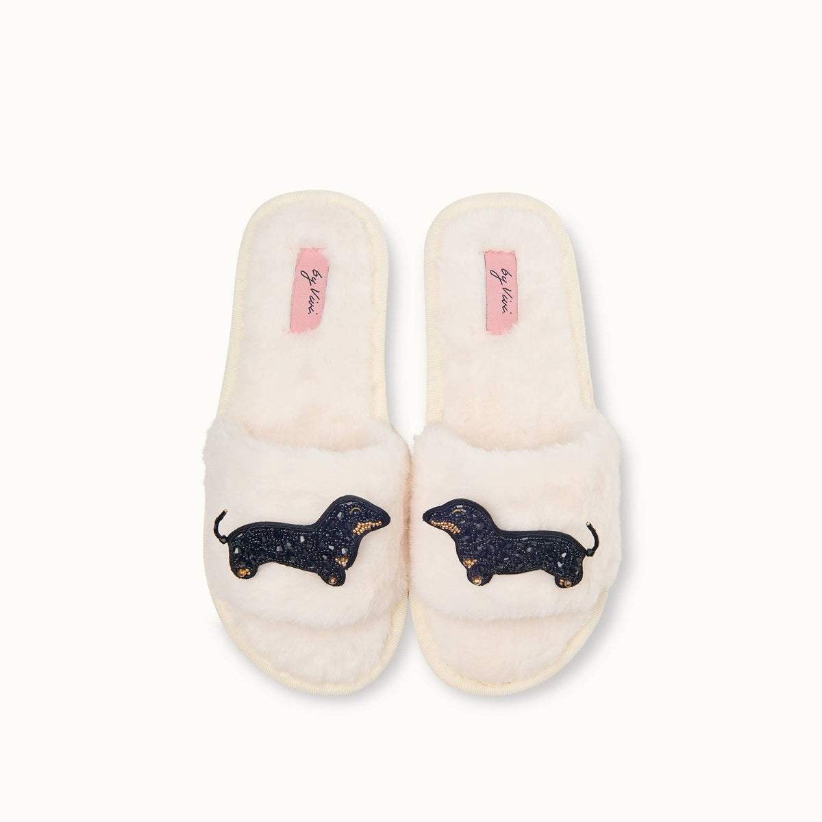 Paire de broches pour Chaussons - Teckel