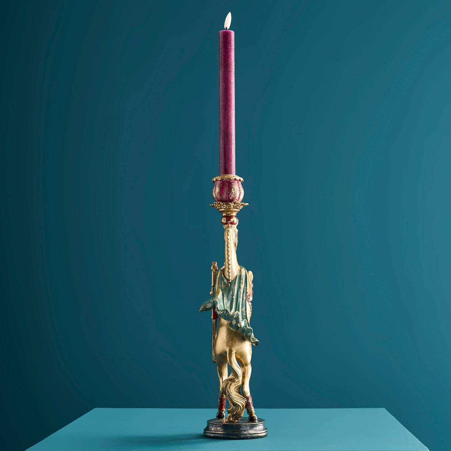 Chandelier Cheval de Cirque, Or, 17,5 x 9,5 x 36,5 cm