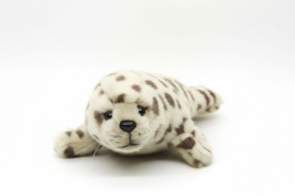Peluche Bébé Phoque (à pois gris) Uni Toys