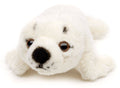 Peluche Seal (blanche) - 19 cm (longueur) - peluche Uni Toys