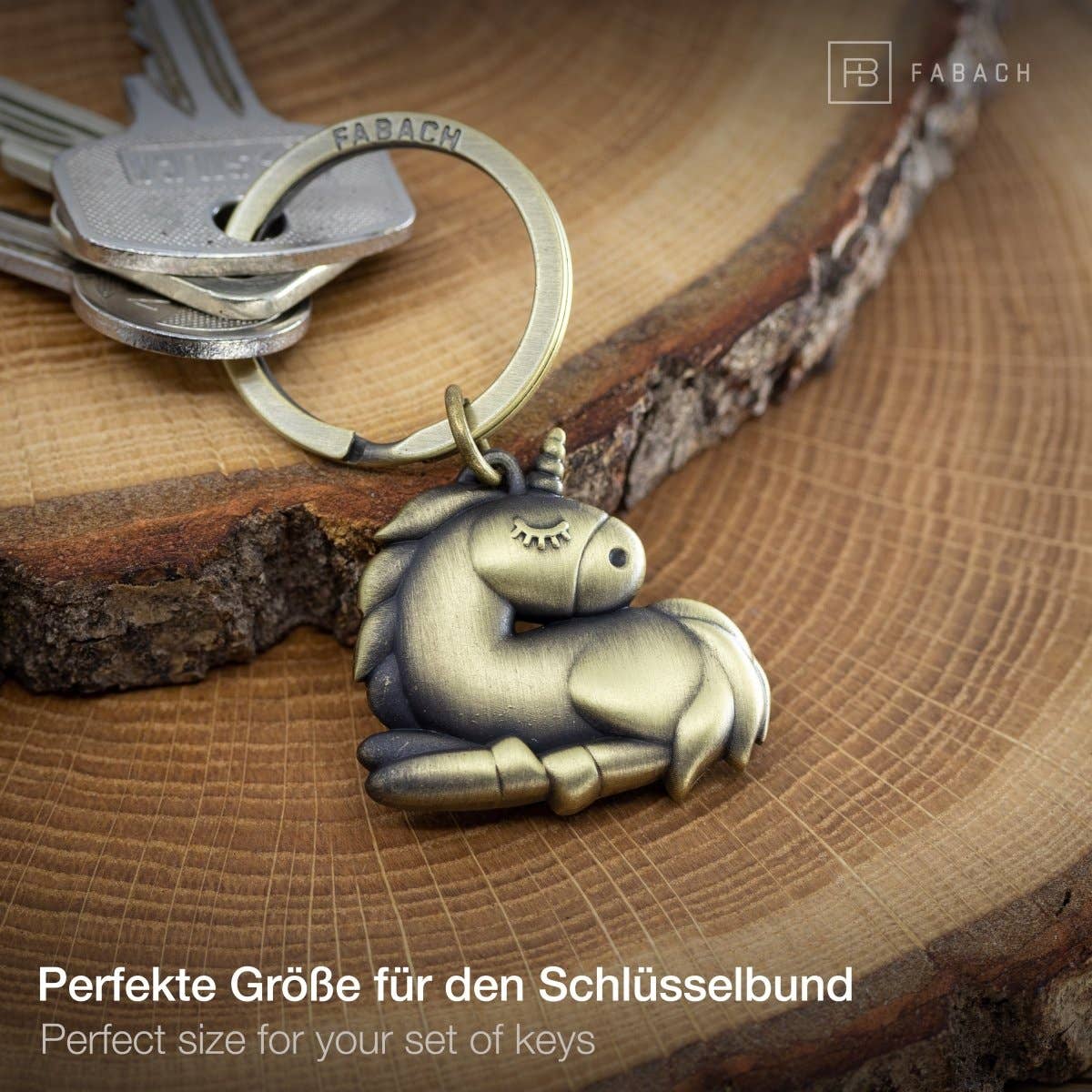 porte cles licorne sleepy fabach 