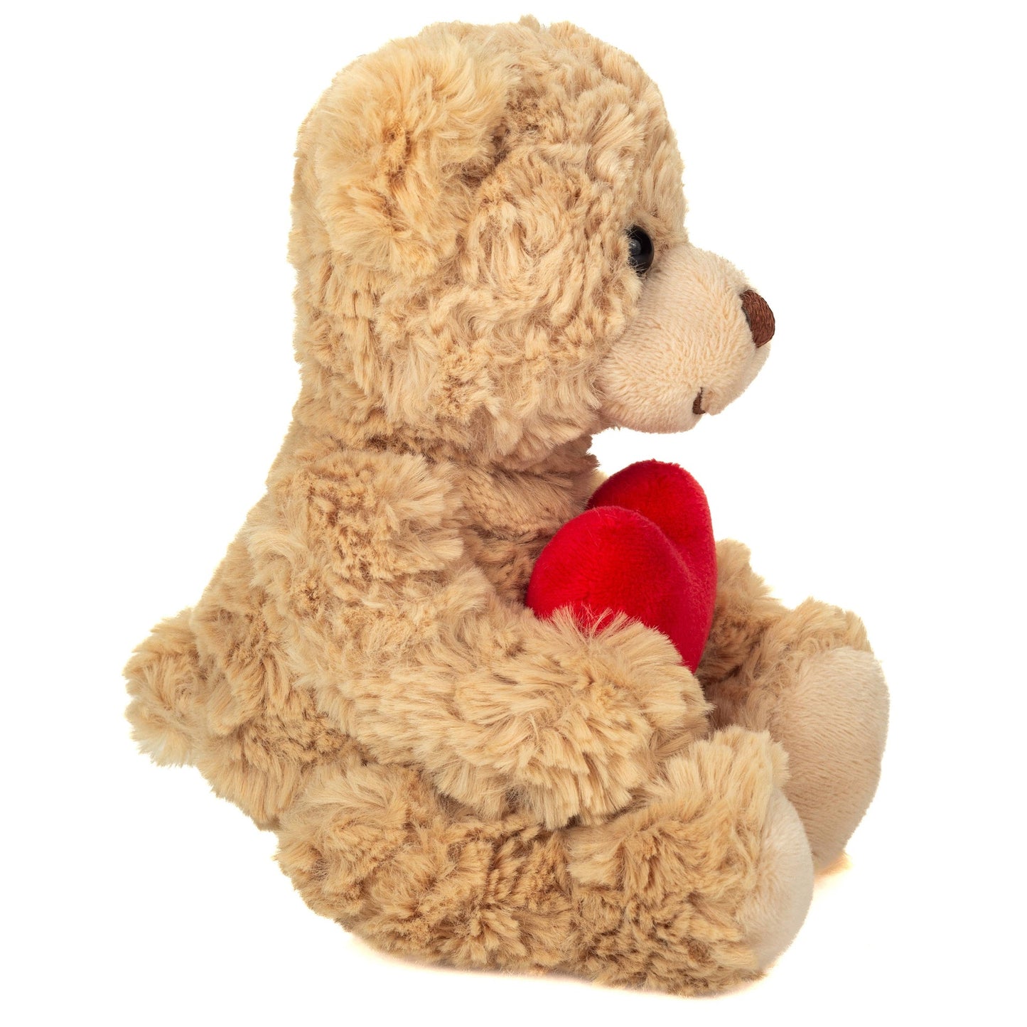 Peluche Teddy beige avec cœur