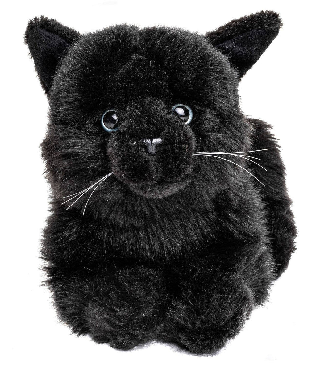 Peluche Chat Noir couché Uni Toys