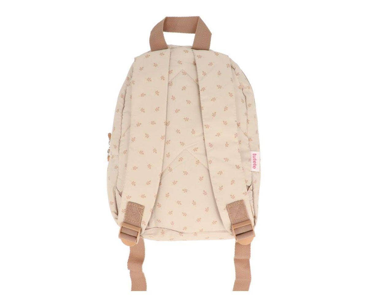 Sac à dos enfant rembourré Feuilles - Couleur Sable - vue 2