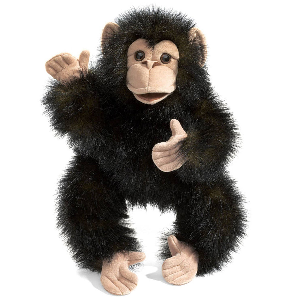 Marionnette à main Bébé chimpanzé 2877/ Bébé chimpanzé Folkmanis réaliste