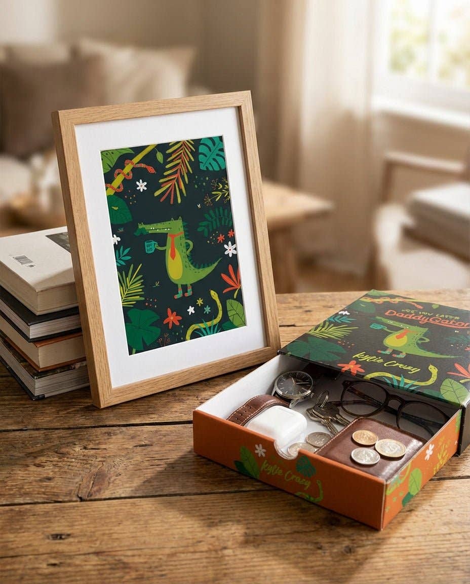 "DaddyGator" Gift Set - 4 Pairs of Socks