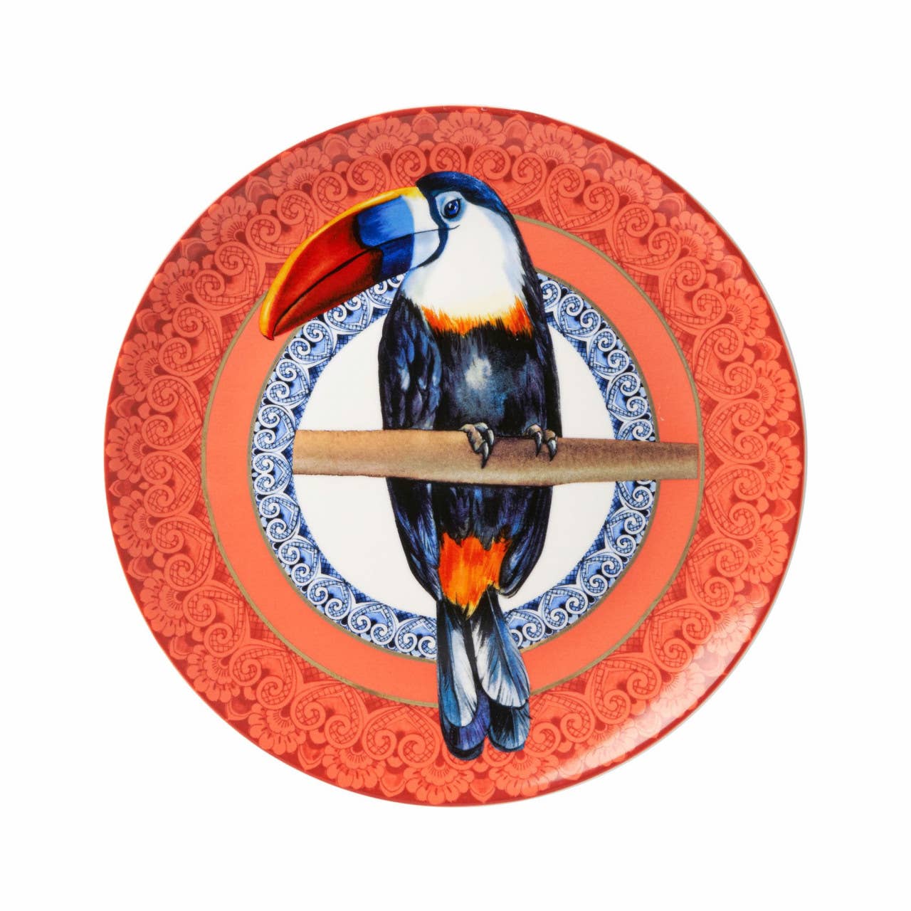 Assiette Murale Mandala Toucan