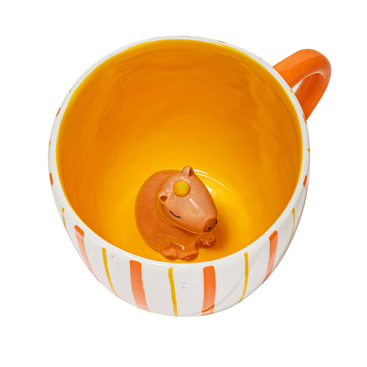 Tasse à surprise avec capybara caché