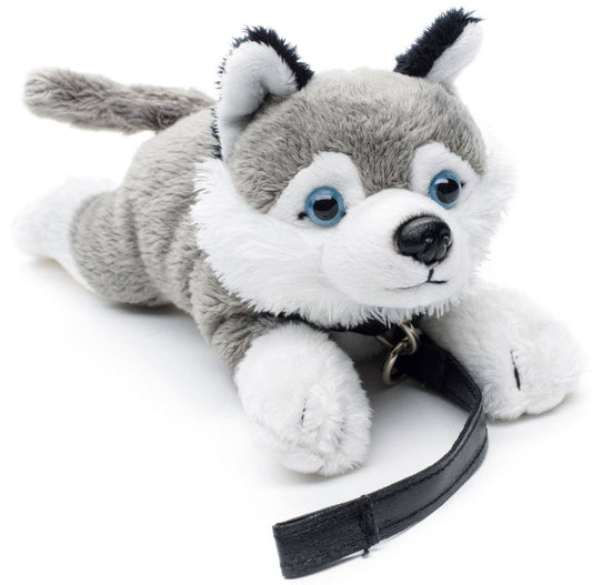 Husky-Plüschtier (mit Leine)