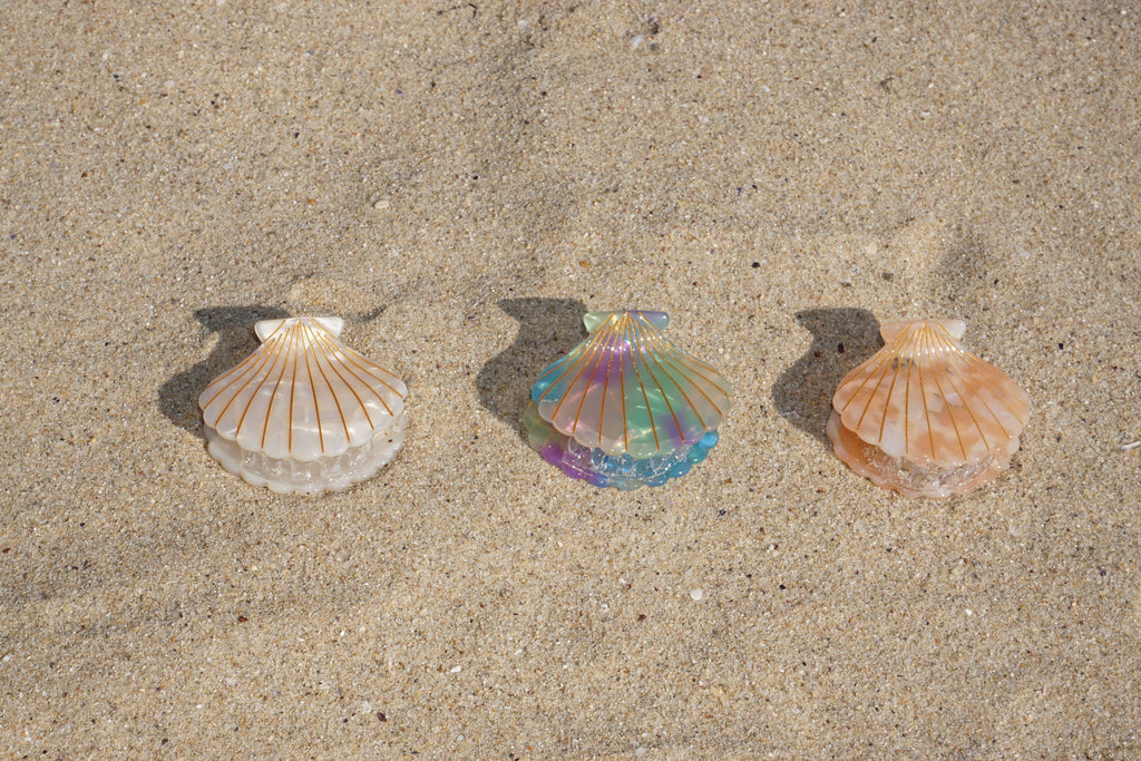 Pince à cheveux Coquillage Écume